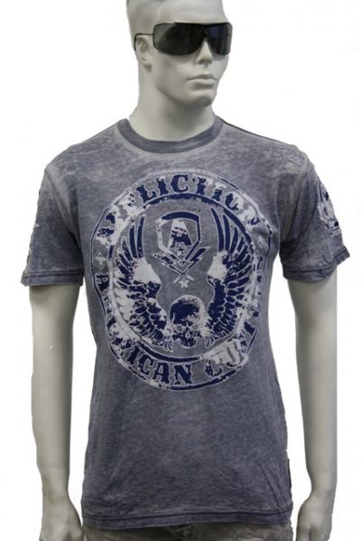 Affliction Herren T Shirt A5086 Muster Customs